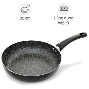 Chảo nhôm chống dính đáy từ CDD 26 cm