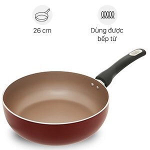 Chảo nhôm chống dính đáy từ CSE 26 cm