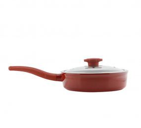 Chảo nhôm chống dính Elmich Fiore EL 0354 - có vung kính, đáy từ size 28cm