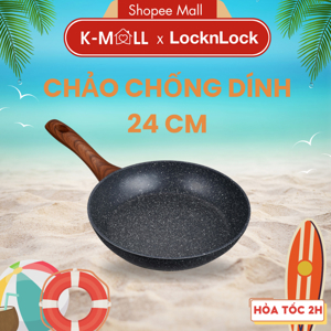 Chảo Nhôm chống dính Lock&Lock Baum Marble LBU1243, 24cm