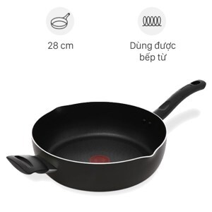 Chảo nhôm sâu chống dính đáy từ 28 cm Tefal Only Cook G1646695