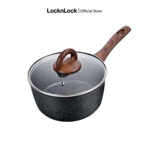 Chảo nhôm sâu lòng chống dính Baum Marble Lock&Lock LBU1181 18cm