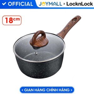 Chảo nhôm sâu lòng chống dính Baum Marble Lock&Lock LBU1181 18cm