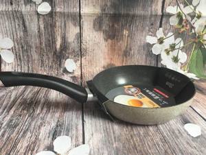 Chảo nhôm siêu chống dính Lock&lock Cookplus Hard&Light Marble LHB9203-IH, 20cm