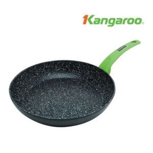 Chảo nhôm vân đá, đáy từ KG912M 28cm