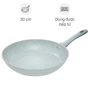 Chảo sâu đáy từ vân đá chống dính Green Cook GCP02-30IH