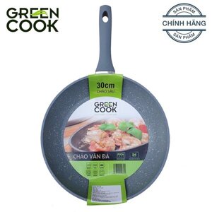 Chảo sâu đáy từ vân đá chống dính Green Cook GCP02-30IH