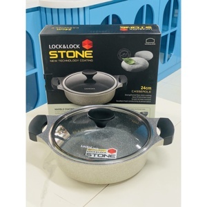 Chảo sâu lòng đáy phẳng Lock&Lock Stone LCA6305D