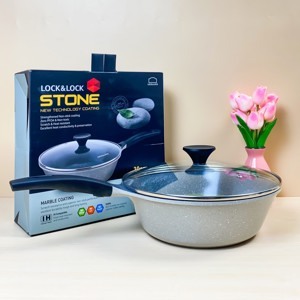 Chảo sâu lòng Lock&Lock Stone LCA6285D 28cm