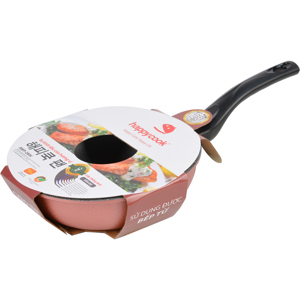 Chảo sâu nhôm chống dính vân đá đáy từ 28cm Happycook Aura AWP-28IH