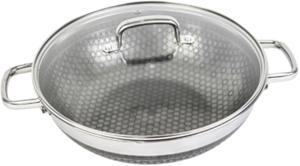 Chảo sâu Noon Song inox 3 lớp đáy từ chống dính 2 mặt KimsCook N232M (32cm)