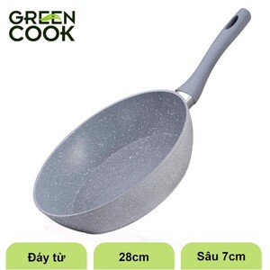 Chảo sâu vân đá Green Cook GCP02-28IH (28cm)