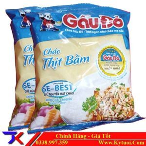Cháo thịt bằm Gấu Đỏ gói 50g