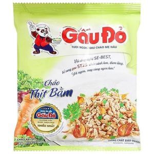 Cháo thịt bằm Gấu Đỏ gói 50g