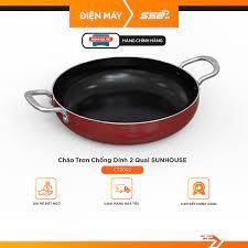 Chảo trơn chống dính 2 quai Sunhouse CT20R2