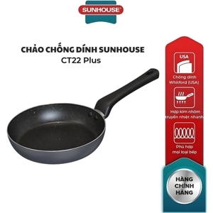 Chảo chống dính Sunhouse CT22 (CT-22) - 22cm