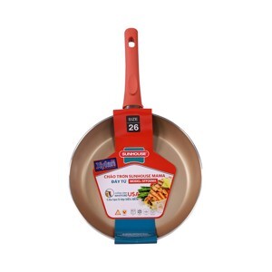 Chảo trơn Sunhouse Mama đáy từ SFP26MA 26cm