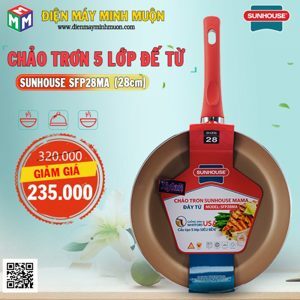 Chảo trơn Sunhouse Mama SFP28MA - 28cm