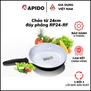 Chảo từ men Đức Rapido RP24-RF 24 cm đáy phẳng
