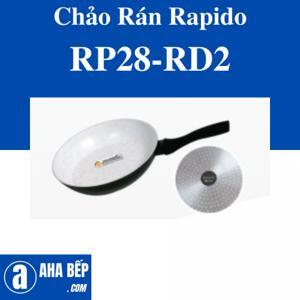 Chảo từ Rapido RP28-RD - đáy chấm, 28cm