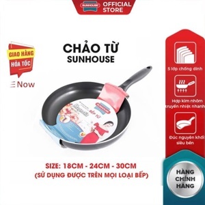 Chảo chống dính Sunhouse Magnetic Pan SHM18 - 18cm