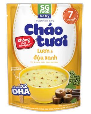 Cháo tươi Sài Gòn Food Baby lươn đậu xanh 240g