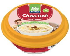 Cháo tươi Baby SG Food Ếch & Đậu ngự 240g