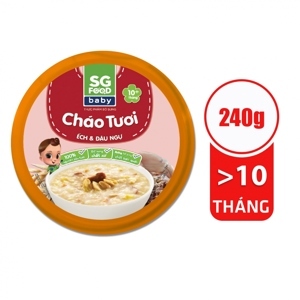 Cháo tươi Baby SG Food Ếch & Đậu ngự 240g