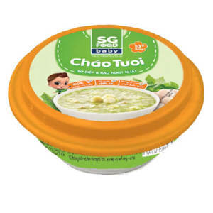 Cháo tươi Baby sò điệp rau ngót Nhật 240g