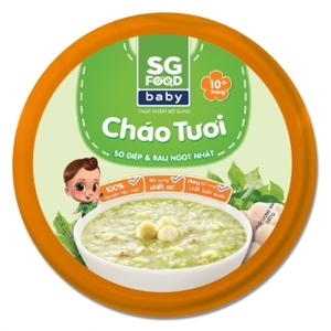 Cháo tươi Baby sò điệp rau ngót Nhật 240g