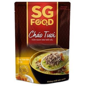 Cháo tươi baby thịt thăn bằm & bí đỏ SG Food 240g