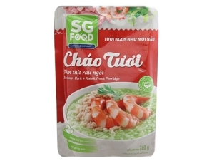 Cháo tươi baby tôm, rau ngót nhật SG Food 240g