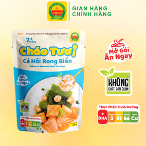 Cháo tươi Cây Thị cá hồi 260g (Trên 7 tháng)