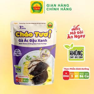 Cháo tươi Cây Thị gà ác đậu xanh 260g (Trên 7 tháng)