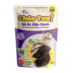 Cháo tươi Cây Thị gà ác đậu xanh 260g (Trên 7 tháng)