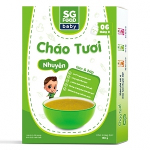 Cháo tươi nhuyễn SG Food Tôm & Bắp 150g