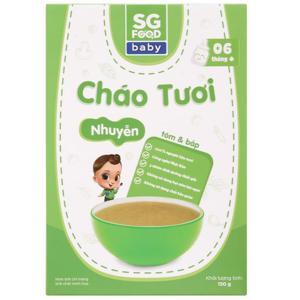 Cháo tươi nhuyễn SG Food Tôm & Bắp 150g