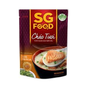 Cháo tươi SG Food vị cá hồi, đậu hà lan - 270g