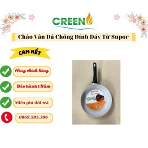 Chảo vân đá chống dính dùng trên bếp từ Supor Rock F23A26IH 26cm