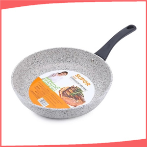 Chảo vân đá chống dính dùng trên bếp từ Supor Rock F23A24IH 24cm