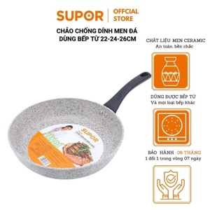 Chảo vân đá chống dính Supor Rock F23A28IH 28cm