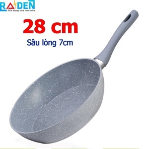 Chảo vân đá từ chống dính sâu lòng Green Cook GCP02 28 cm