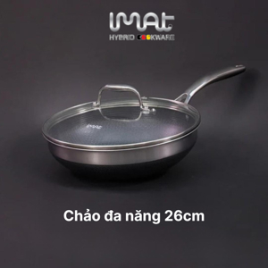 Chảo xào đa năng inox Blackcube - 26cm