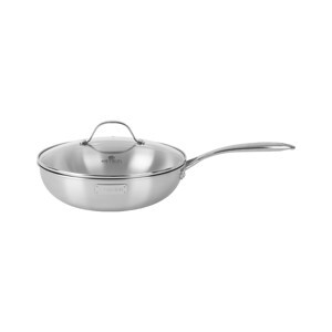 Chảo xào inox cao cấp 3 lớp đáy liền Elmich Trimax EL-3796 size 26cm