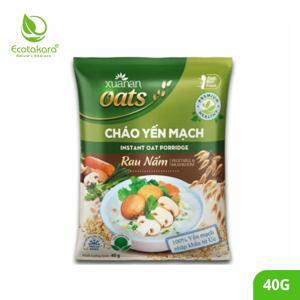 Cháo yến mạch Xuân An rau nấm gói 40g