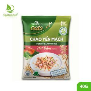 Cháo yến mạch Xuân An thịt bằm gói 40g