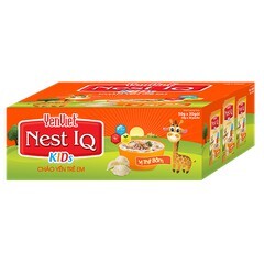 Cháo yến trẻ em Yến Việt Nest IQ Kids vị thịt bằm thùng 30 gói x 50g