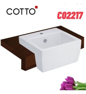 Chậu bán âm bàn Cotto C02217