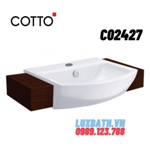 Chậu bán âm bàn Cotto C02427