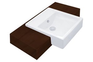 Chậu rửa bán âm bàn Cotto C02717